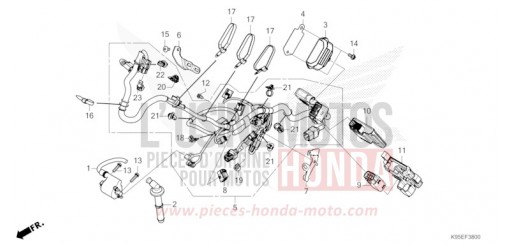 FAISCEAU DES FILS CRF250RN de 2022